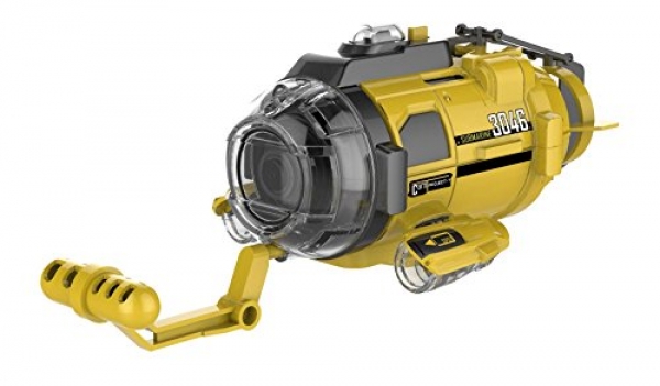 Silverlit Scrutinize Cam Aqua Submarine with Camera, Yellow, 4.5″