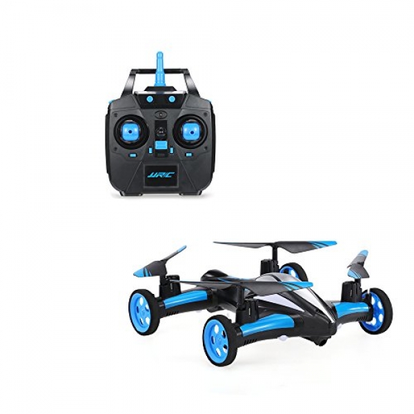 Physport Flying Vehicle RC drone Quadcopter without Camera Vehicles Faraway inspire an eye on Vehicle Headless Mode with LED Lights (Blue)
