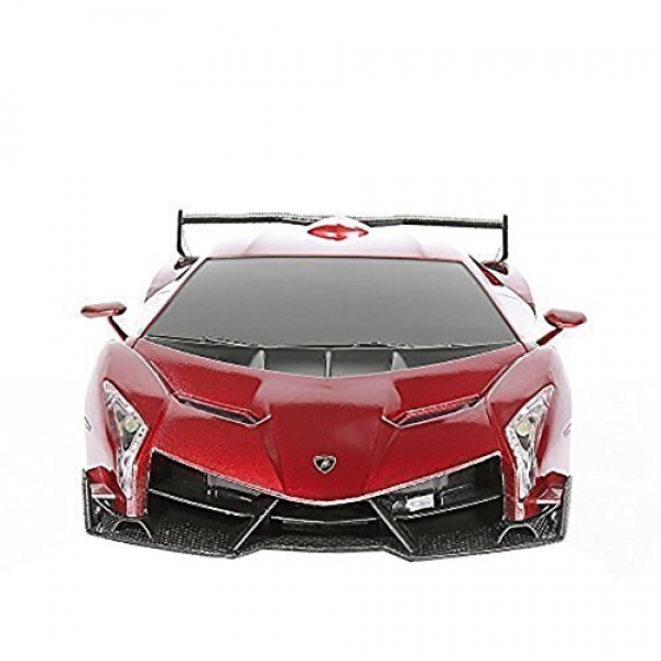 RW 1/24 Scale Lamborghini Veneno Automotive Radio A ways-off Management Sport Racing Automotive RC,Red