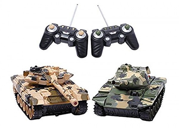 Liberty Imports Deluxe RC Battling Fight Tanks – Space of two Infrared Far off Retain a watch on Battling Tanks