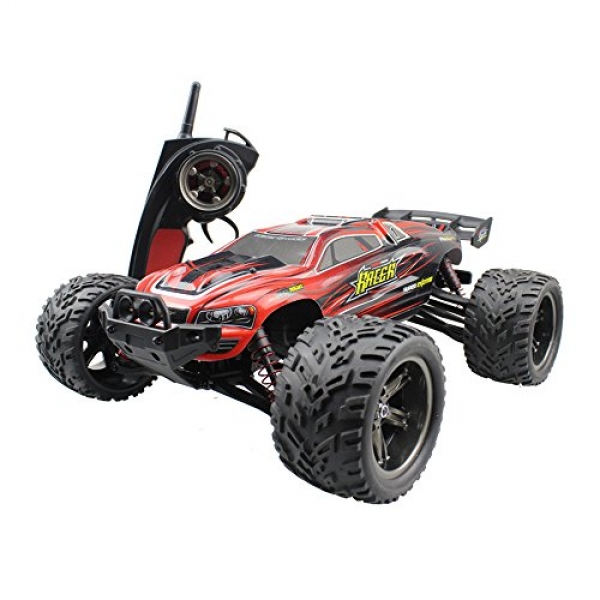 Rabing Remote Take care of a watch on Automotive F11 High Wobble 1/12 Scale RC Automotive 2.4GHz 2WD Remote Take care of a watch on Trucks Off-Highway 40+KM/H Radio Managed Electric Automotive-Crimson