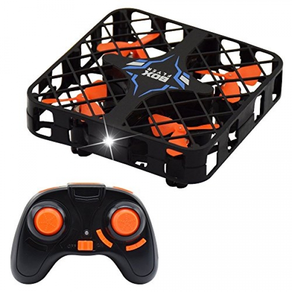 Mini RC Quadcopter Drone 2.4G 4CH 6 Axis Gyro Headless Mode Some distance flung Management One-key Return RC Toy with LED night Lights (shaded)