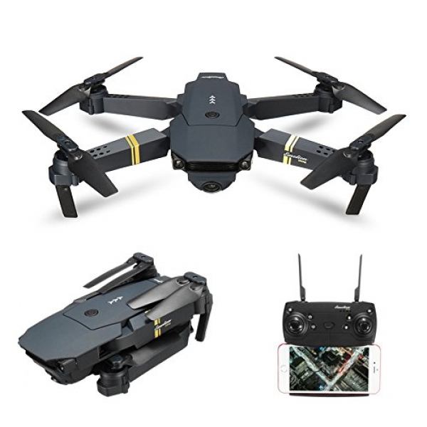 Drone with Vast Perspective Digicam, EACHINE E58 WIFI FPV Quadcopter With 720P 2MP HD Digicam Altitude Take care of Mode Foldable APP Regulate Pocket Drone RTF