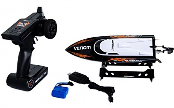 Udirc 2.4GHz High Dash Distant Set watch over Electrical Boat (Sunless)