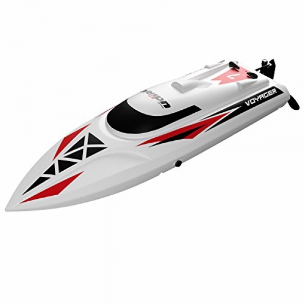 Faraway Aid watch over RC Boat Toy – “UDI007 Voyager” Faraway Aid watch over Boat for Lakes and Swimming pools with 2 Batteries 18 MPH Max Slouch and Anti Tilt Hull for RC Boats
