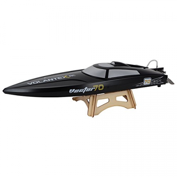 Costzon Volantex Vector 70 RC Boat 55km/h Excessive Sprint Racing Boat PNP, Sunless