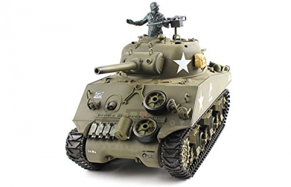 1/16 Scale Radio Far away Management US M4A3 Sherman (105mm Howitzer) Tank Air Aloof RC Battle Tank Smoke & Sound