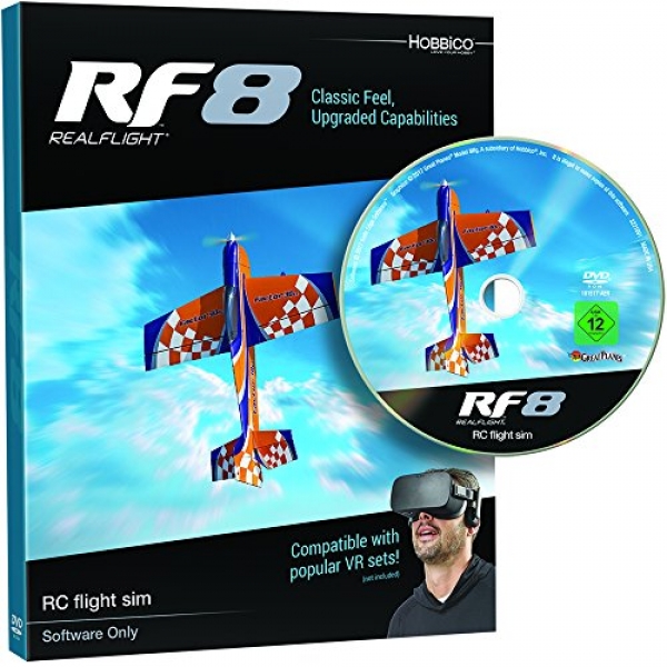 Monumental Planes RealFlight RF-eight RC Radio Preserve watch over Simulator Software DVD Most high-quality