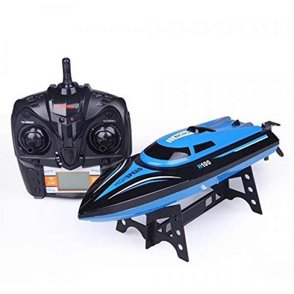 ETTG Tempo H100 2.4G 4CH A ways away Back watch over Trip boat Electrical RC Boat-Blue