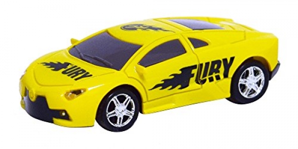 As Viewed on TV RC Pocket Racers Faraway Controlled Micro Fling Vehicles Automobile, Fury Yellow