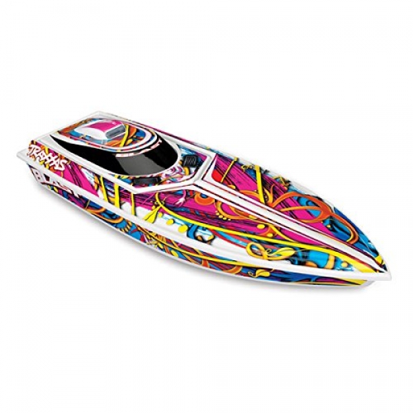 Traxxas Scale Blast Boat Faraway Alter, Multi-Shade, 1/10