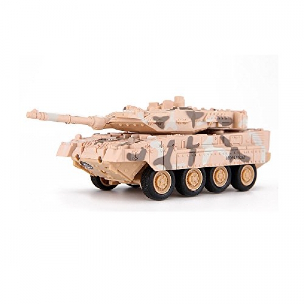 Mini faraway again a watch on car, RC armor tank, display field packaging formative years birthday gift (Yellow)