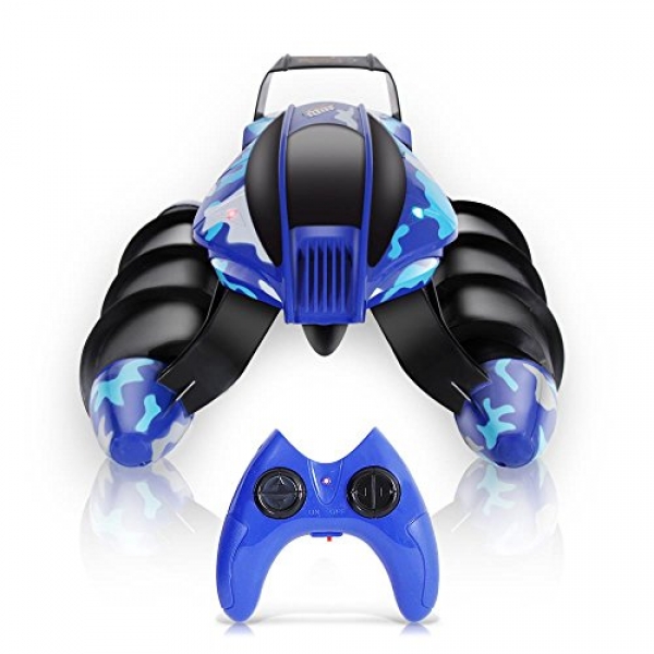 Jovial Kids Wireless 2.4g Some distance off Retain an eye on Amphibious All Terrain RC Twister Tank Toy with 7.2V/seven-hundred mAh NI-CD Rechargeable Battery Pack –