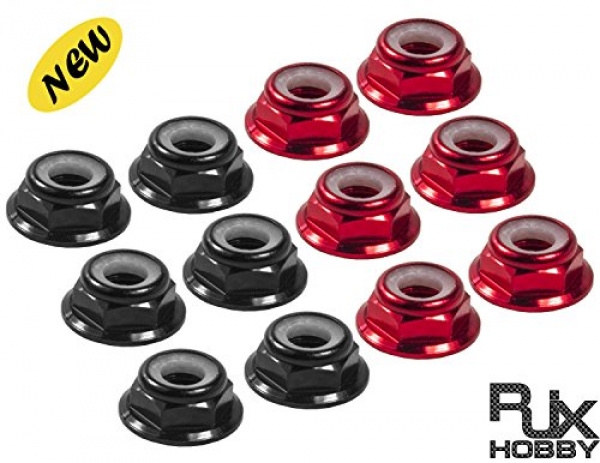 RJX M5 Lock Nuts for 250 and 285 Quad RC FPV Racing Drone 2204 2205 2206 2305 2406 – 6 Pairs
