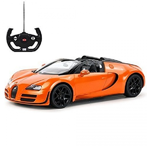 Radio Some distance flung Support an eye on 1/14 Bugatti Veyron sixteen.four Substantial Sport Vitesse Licensed RC Mannequin Car (Orange)