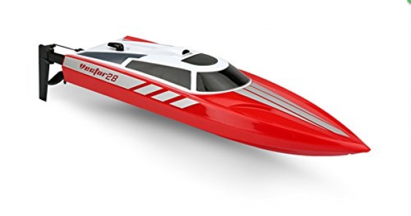 Radio Managed 2.4GHz Excessive Tempo 18 MPH FunTech Electric RC Boat for Pools Bathtubs Lakes, Pink – Ideal Gifts for Young other folks and Adults