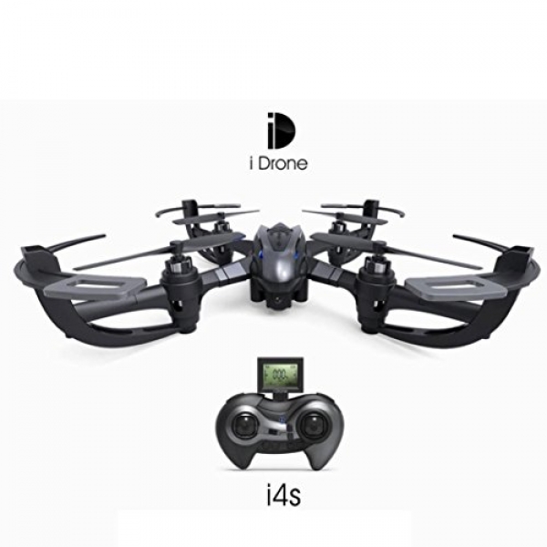Kanzd Racing Drone HD Digicam I4S & Auto return 2.4Ghz 4CH 6-Axis 2.0MP RC Quadcopter (Gloomy)