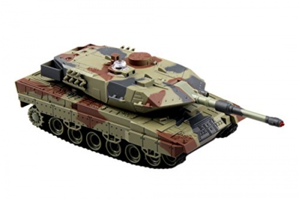 POCO DIVO 2.4Ghz Abrams M1A2 Fight Tank Infrared Combating Panzer RC 1/36 Cowl Military Automobile (color would possibly possibly also vary)