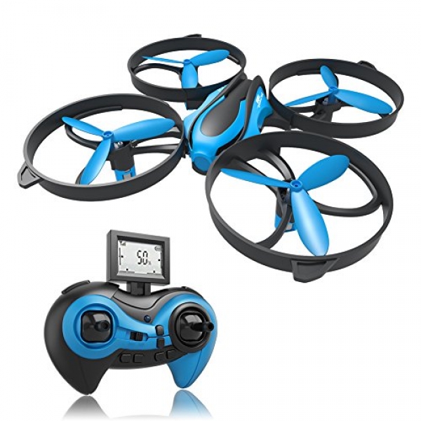 RCtown ELF II Mini Drone for Teenagers Headless Mode 3D 360° Flips & Rolls RC Quadcopter One-key Return 4 Channel 2.4GHz 6-Gyro Helicopter Faraway Alter