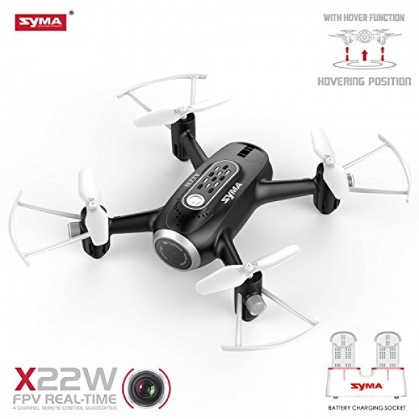 Syma X22W RC Drone Quad Copter Digicam Nano WiFi FPV Pocket Drone RTF Mode 4 Channel Headless Mode