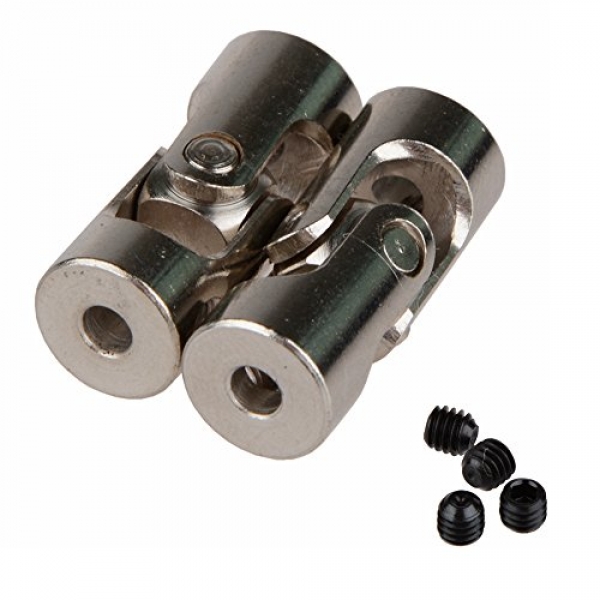 Shaluoman 2pcs 3mm to 3mm Motor Shaft Coupling Popular Joint Connector for RC Boat Automobile