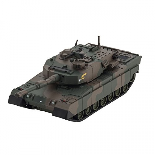 Kyosho Japan Ground Self-Defense Power Variety 90 Mini Bluetooth Tank, Forest Inexperienced/Brown Camo