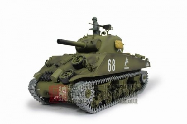 1/sixteen US M4A3 Sherman Tank (105mm Howitzer) Air Mushy RC Combat Tank Smoke & Sound (Upgrade Version w/ Metal Gear &
