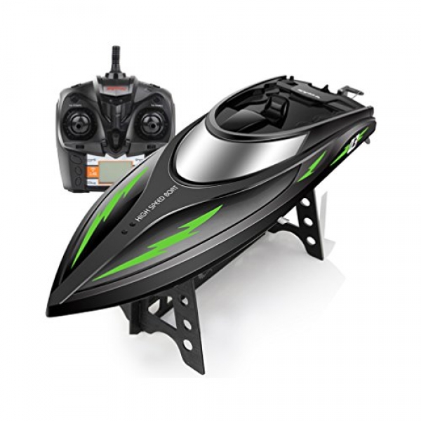 ALLCACA RC Boats 2.4Ghz Faraway Take care of a watch on Boat 28KM/H High Bustle Stunt Electric Racing Boats Toy for Kids and Adults,Dim