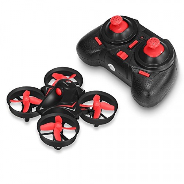 Redpawz Mini Drone, R010 2.4G 4CH 6 Axis Headless Mode RC Quadcopter RTF Mode 2(Purple)