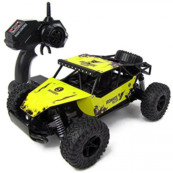 ESGOT ES-V211 RC Vehicle 1:sixteen 2.4GHz High Bolt Radio Some distance away Lend a hand an eye fixed on Truck Electric Lend a hand an eye fixed on Vehicle Off-Motorway Racing Vehicle Yellow