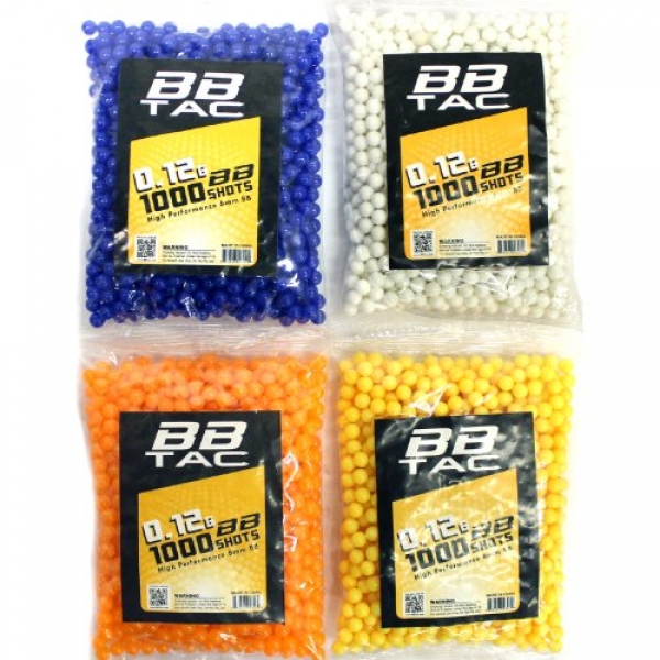 BBTac a thousand Safe .12g 6mm BBs for Airsoft Weapons
