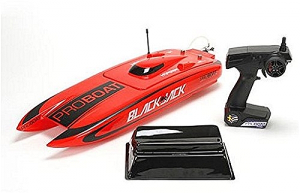 Educated Boat Blackjack 24-hurry Catamaran Brushless: RTR RC Boat