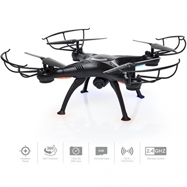 BCP four Channel 6-Axis Gyro Headless A long way away Preserve watch over Quadcopter FPV RC Drone With Wifi Camera For Right Time Video,