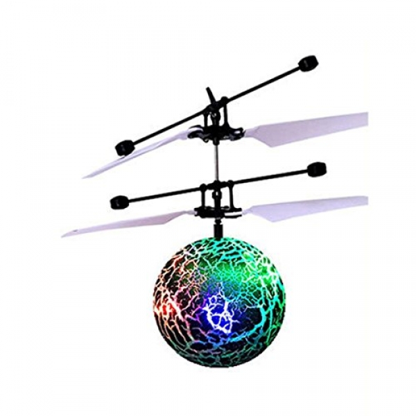 Coper Recent Bbay Toy Flying Ball Drone Helicopter RC With Shinning LED Lights (Inexperienced)