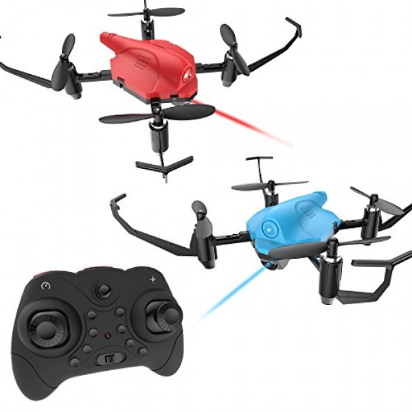 Holy Stone HS177 RC Fight Drones with Infrared Emission RTF Quadcopter with 2.4GHz Four Channel 6-Axis Gyro and Altitude Protect Characteristic,