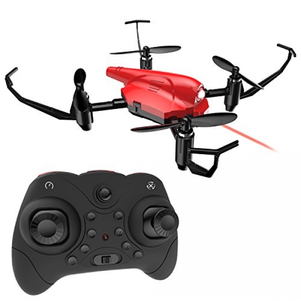 Mini Drone Holy Stone HS177 RC Quadcopter Fight Drone for Children and Rookies RTF four Channel 2.4GHz 6-Axis Gyro with Altitude Withhold,