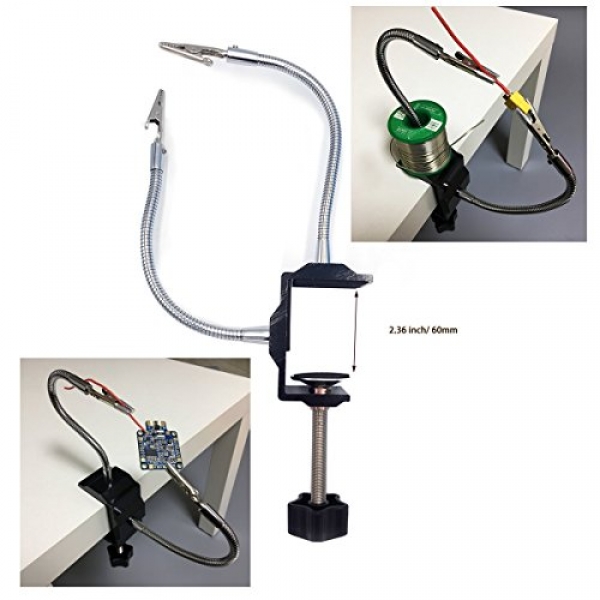 Usmile Desktop Soldering State with Serving to Hand/Solder State Clamp 1/Three Hand Soldering Instrument and Vise for RC Drone FPV Racing Quad Carbon Fiber Quadcopter Frame
