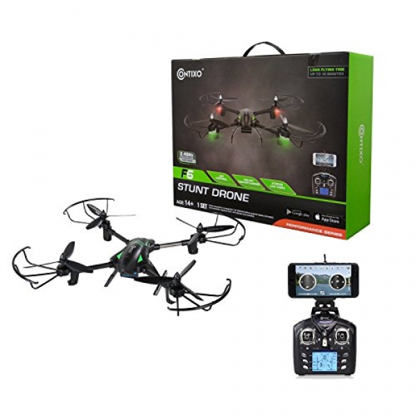 Father’s Day Deal! Contixo F6 RC Quadcopter Racing Drone 2.4Ghz 720P Rotating HD Video Digital camera Are living FPV Headless Mode As much as 18min Flee Time Mobile App Altitude Withhold VR Successfully matched –