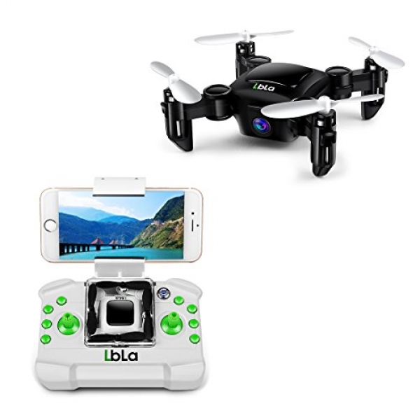Mini Foldable Pocket RC Drone, FPV 6-Axis Gyro Altitude Back RC Quadcopter with HD WiFi Precise-time Transmission Digital camera