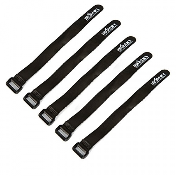 iFlight 5pcs RC LiPo Battery Tie Down Rubberized Straps Non-Disappear 20x200mm for FPV Racing Drone Quadcopter (unlit)
