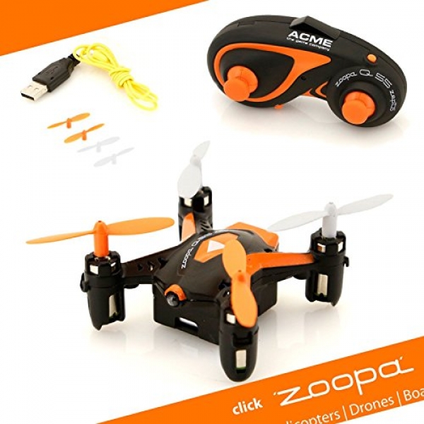 Zoopa Q Fifty five Zepto – 6-Axis Gyro RC Mini Quadcopter Drone | 2.4GHz | 360° flip-mode