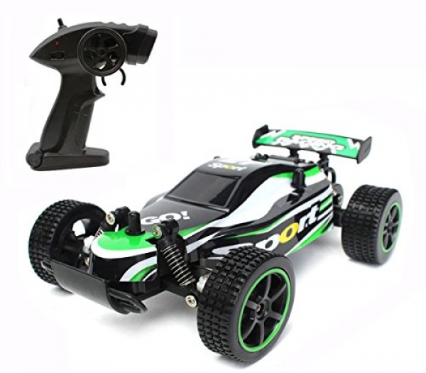 CR 2.4 GHz 1:20 Faraway Regulate Racing Buggy Automobile Crazy Bustle RC Off Facet motorway Truck with 4 Wheel Shock Absorbers Critical Battery Aggressive Drifting/Stunts Automobile RTR (Inexperienced)