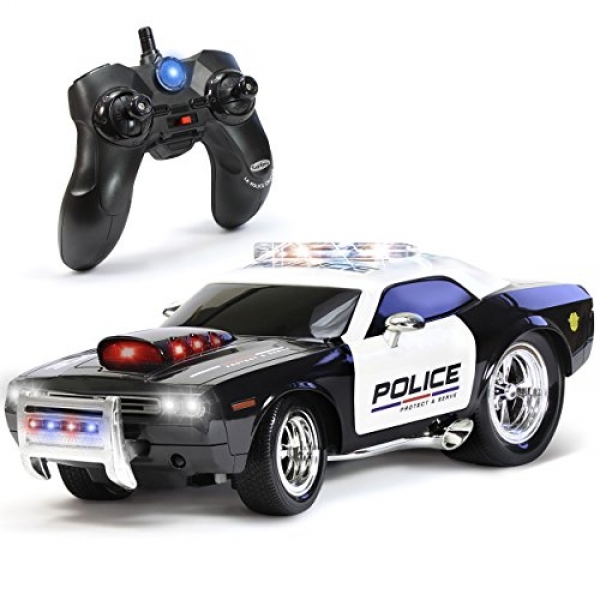 KidiRace RC A long way away Administration Police Automotive for Formative years, Rechargeable, Sturdy and Easy to Administration