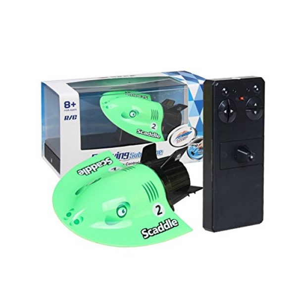 PER Mini RC Submarine Devil Fish Form Four-Channel Faraway Alter Boat Summer season Underwater Video games Toys Electric Sightseeing Craft For Younger other folks Rechargeable-Inexperienced