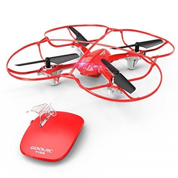 GoolRC T100 Mini Drone RC Quadcopter With Gesture Control 3D Flips One-key Circulation Controlling Neutral Play For Stress-free Level