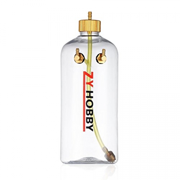 Zyhobby RC Gas Tank 1000ML,RC Gas Gas Bottle with Transparent Plastic for RC Airplane Mannequin in USA