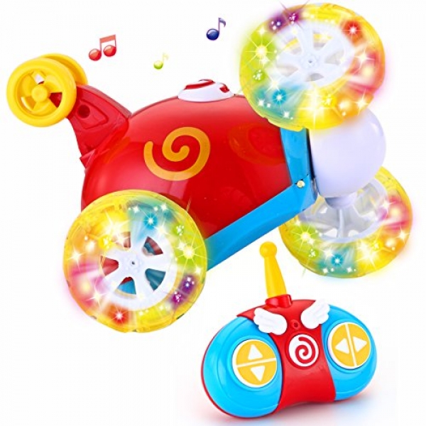 Joyin Toy RC Radio Far-off Preserve watch over Frigid enthralling film Stunt Wander Automobile for Itsy-bitsy toddlers
