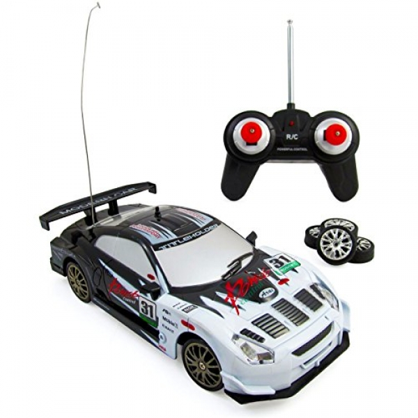 Liberty Imports Ravishing Mercurial Plod with the shuffle King R/C Sports Racing Vehicle A long way off Relief watch over Drifting Mosey Vehicle 1:24 + Headlights,