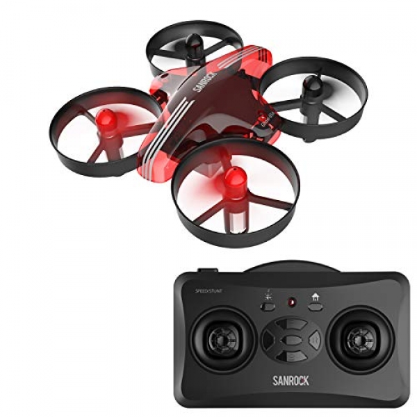 Mini Newbie Drone Teenagers Enhance Replaceable Engines, SANROCK GD65A Altitude Retain Hovering RC Nano Quadcopter, 2 Batteries