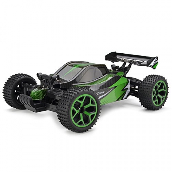 Cheerwing 1:18 Off Motorway Dune Buggy 2.4Ghz Four wheel power High Flee Some distance-off Aid an eye on Automobile RC Automobile Green